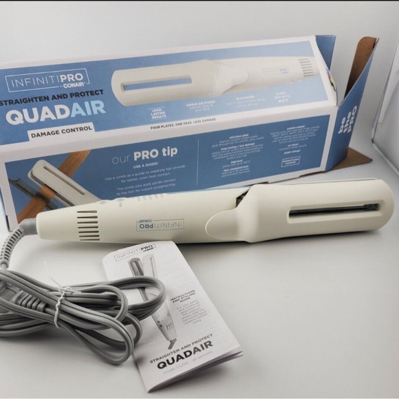 QuadAir Hair Straightener with Cool Air System - Picture 1 of 3